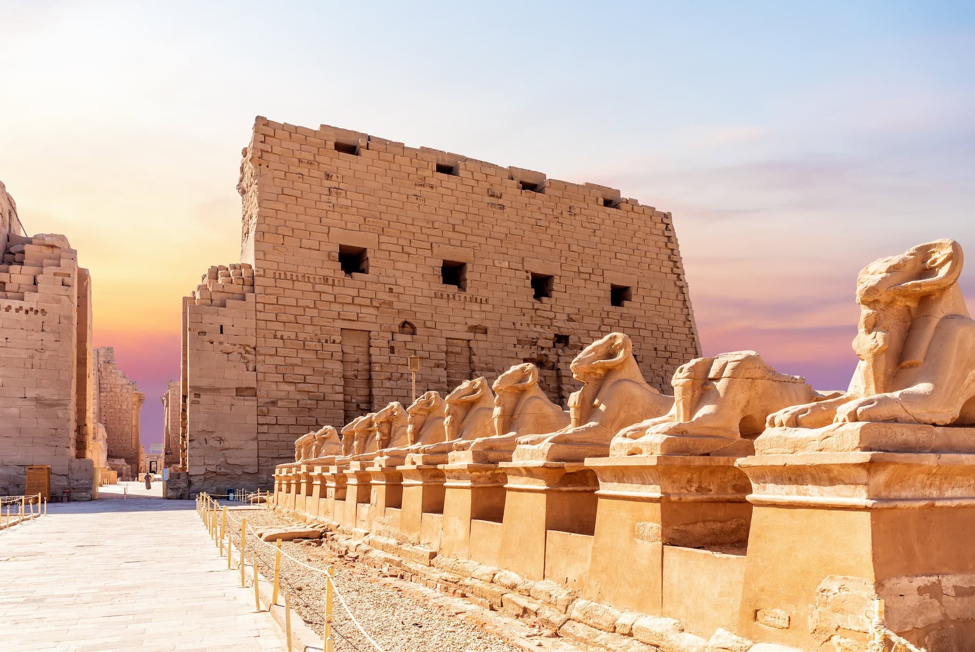 Flight to Luxor and Nile Cruise Embarkation