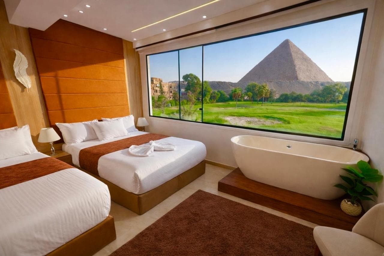 Golden Joia Pyramids View