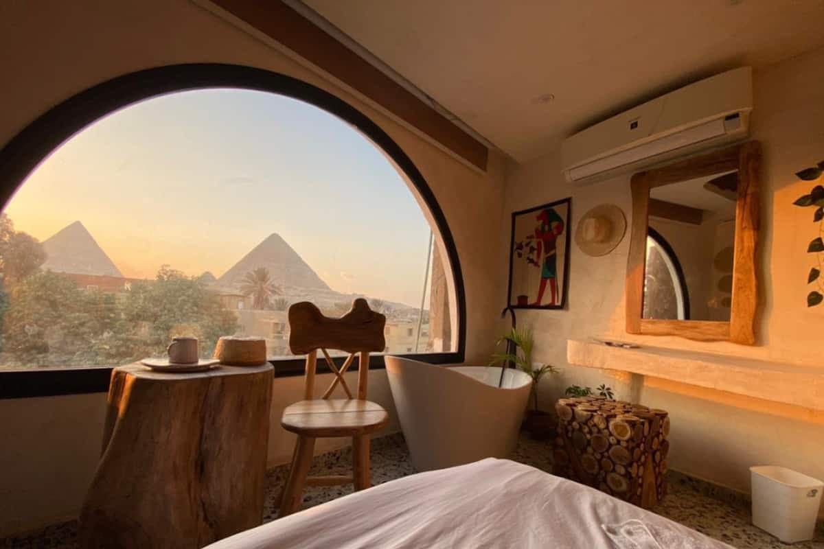 Artistic Pyramids View & Hot Tub