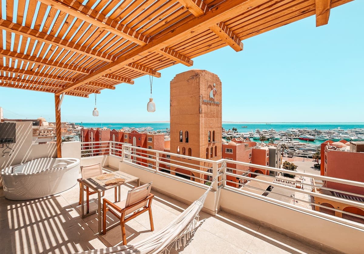 Deluxe Marina View Roof + Bath Tube Terrace