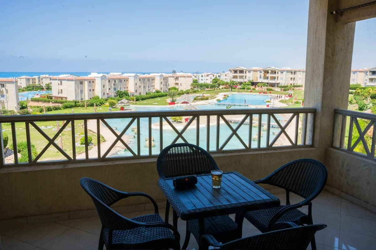Panoramic see view in North Coast الساحل الشمالي