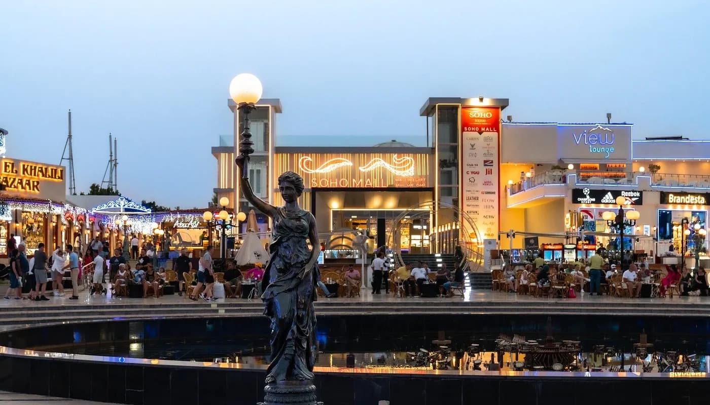 Sharm El Sheikh Market to Naama Bay and Soho Square Tour