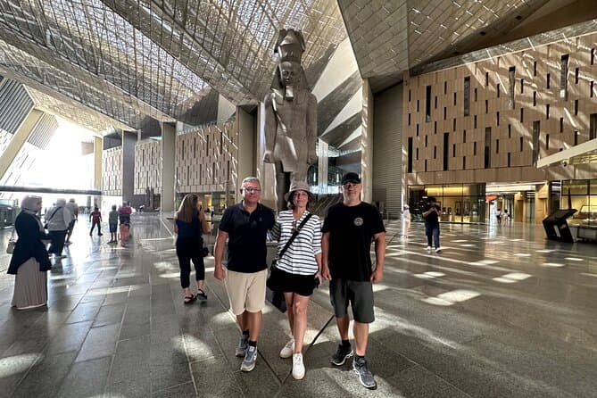 Grand Egyptian Museum, Grand staircase, New Galleries & lunch