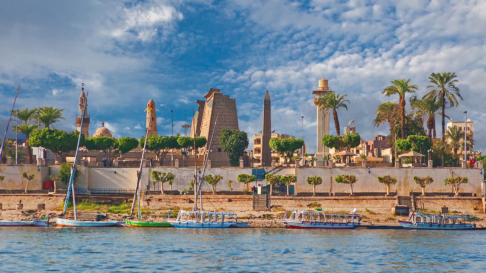 Fly to Luxor - Nile Cruise Begins